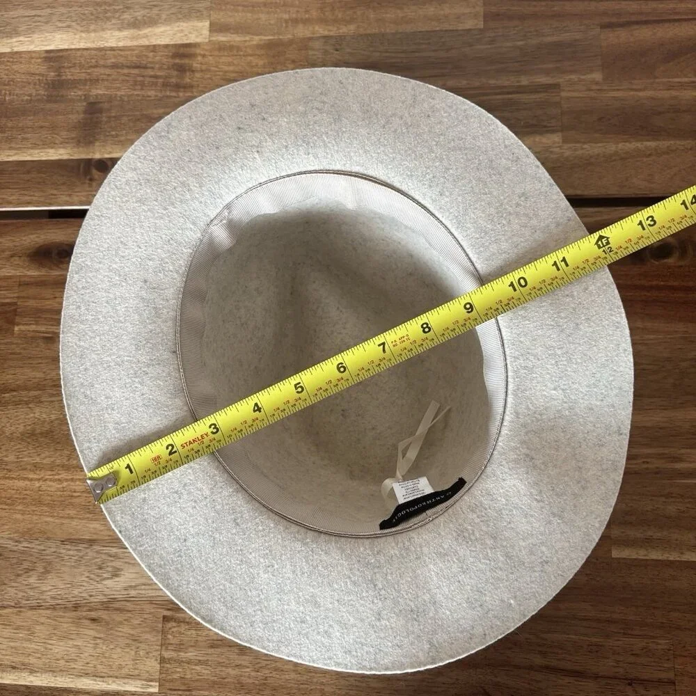 Anthropologie Wool Women’s‎ Hat Minimalist Boho Preppy Capsule Autumn Western